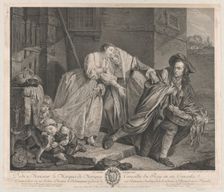 Le Geste Napolitain, 1763. Creator: Pierre Etienne Moitte