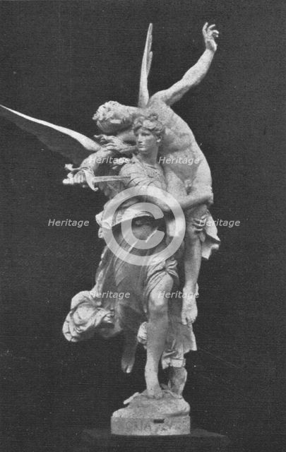 'Le "Gloria Victis"; d'Antonin Mercie', 1916. Creator: Goupil.