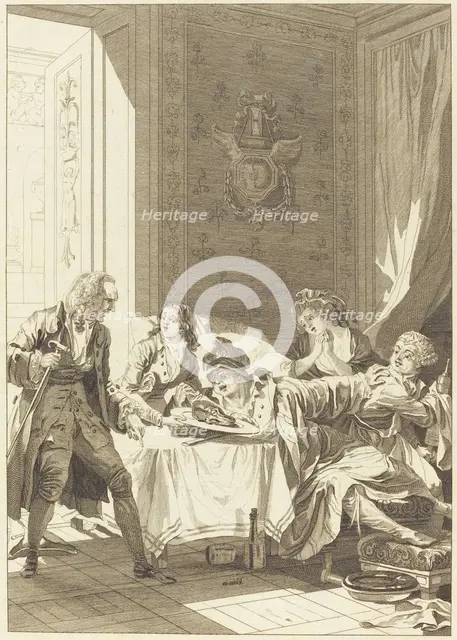 Le glouton, 1794. Creator: Jean Baptiste Blaise Simonet.