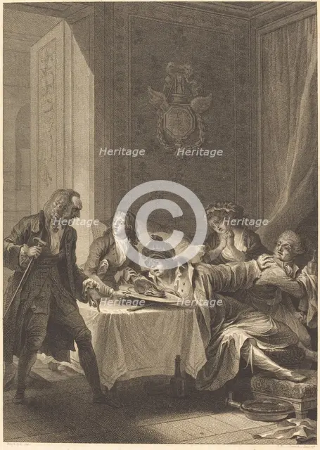 Le glouton, 1794. Creator: Jean Baptiste Blaise Simonet.
