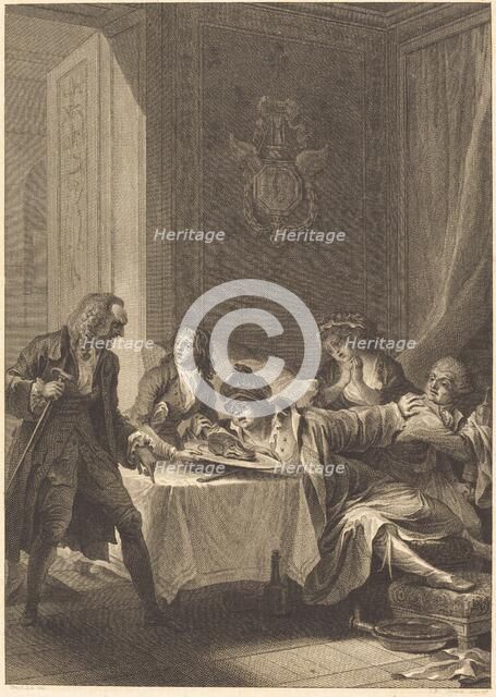 Le glouton, 1794. Creator: Jean Baptiste Blaise Simonet.