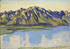 Le Grammont in the morning sun, 1917