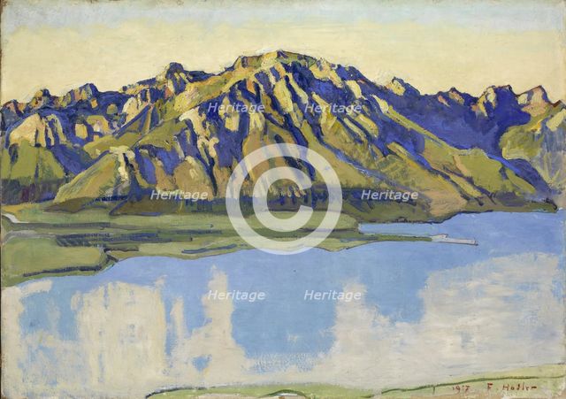 Le Grammont in the morning sun, 1917.