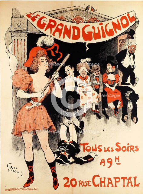 Le Grand Guignol, c. 1898. Creator: Grün, Jules-Alexandre (1868-1938).