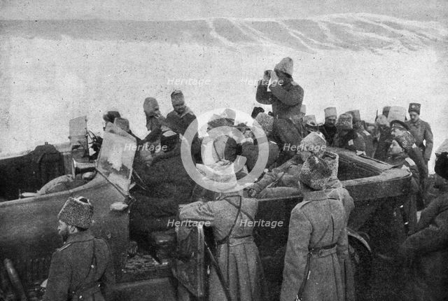 'Le Grand-Duc Nicholas a Erzeroum; A trente kilometres de la ville et a deux kilometres de..., 1916. Creator: Unknown.