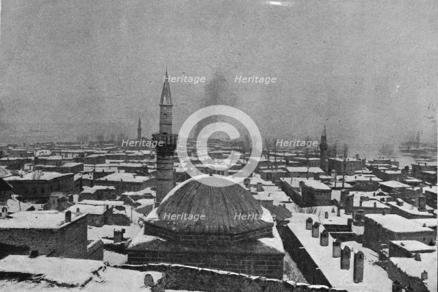 'Le Grand-Duc Nicholas a Erzeroum; Vue generale d'Erzeroum, prise de la citadelle, le..., 1916. Creator: Unknown.