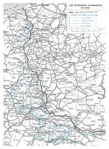 Le grand effort ennemi de la Derniere Annee 1918. Creator: Unknown