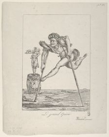 Le Grand Opéra, 1821., 1821. Creator: Eugene Delacroix