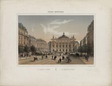 Le grand Opéra. Creator: Fichot, Michel Charles (1817-1903)
