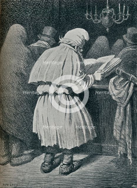 'Le Grand Pardon: Le Kippour a la Campagne',  19th century. Artist: Alphonse Levy.