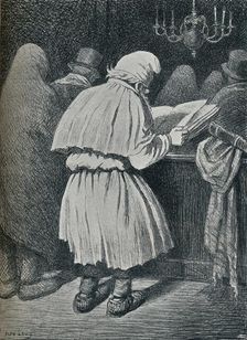 Le Grand Pardon: Le Kippour a la Campagne 19th century. Artist: Alphonse Levy