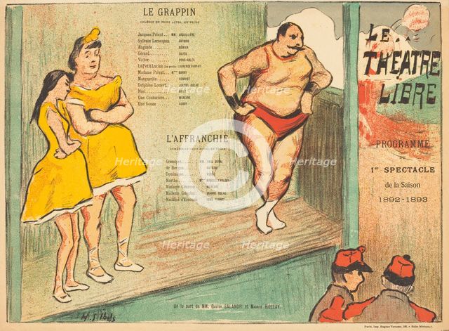 Le Grappin; L'Affranchie, 1892. Creator: Henri-Gabriel Ibels.