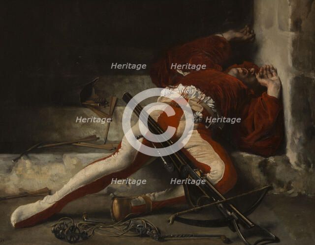 Le Guet-apens, 1869. Creator: Louis Leloir.