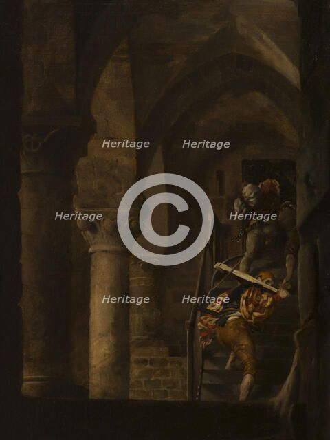 Le Guet-apens, 1869. Creator: Louis Leloir.