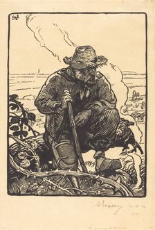Le gueux des campagnes, 1895. Creator: Auguste Lepere