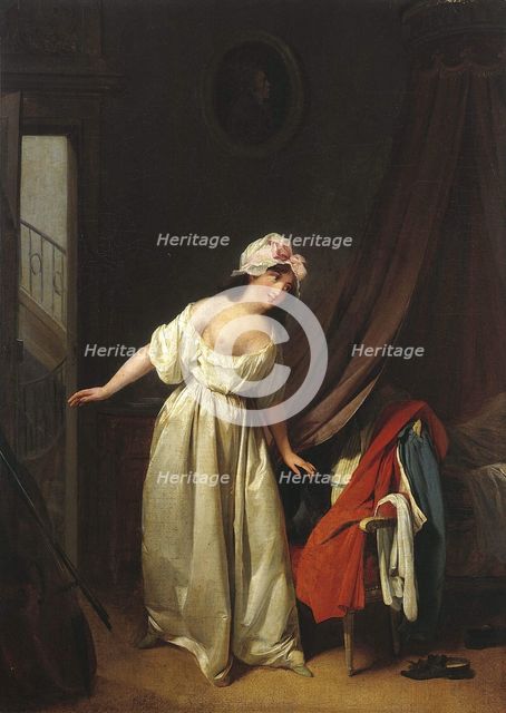Le Doux réveil (A Sweet Awakening), 1795-1799. Creator: Boilly, Louis-Léopold (1761-1845).