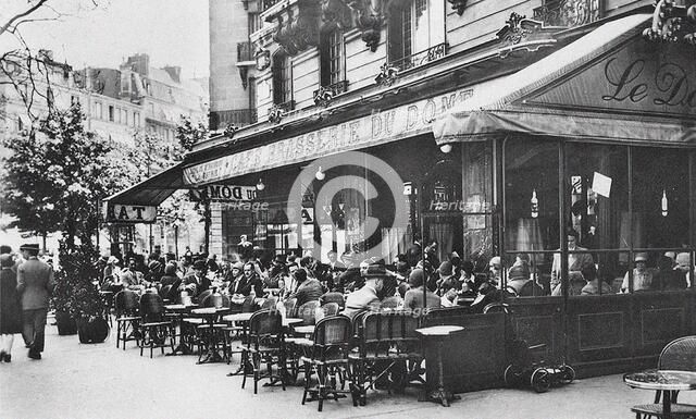 Le Dôme, Boulevard du Montparnasse. Creator: Anonymous.