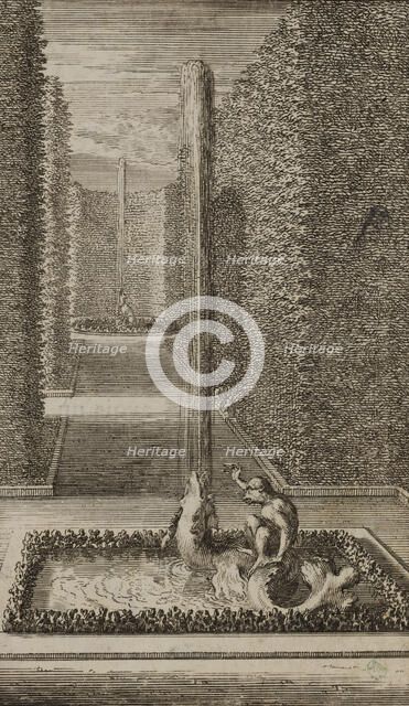 Le Dauphin et le singe, 1677. Creator: Sebastien Le Clerc.