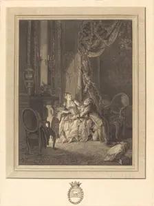 Le danger du tete-a-tete. Creator: Jean Baptiste Blaise Simonet