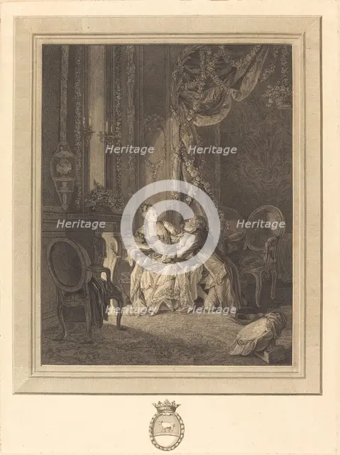 Le danger du tete-a-tete. Creator: Jean Baptiste Blaise Simonet.