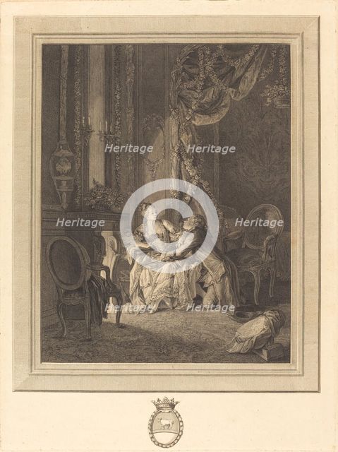 Le danger du tete-a-tete. Creator: Jean Baptiste Blaise Simonet.