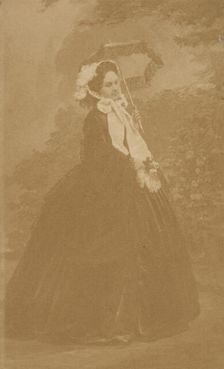 Le deux roses, 1860s. Creator: André-Adolphe-Eugène Disdéri