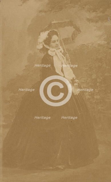 Le deux roses, 1860s. Creator: André-Adolphe-Eugène Disdéri.