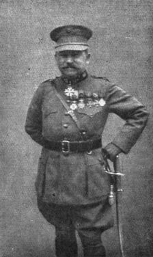 Le deuxieme anniversaire de L'Yser; le general Meiser 1916. Creator: Unknown