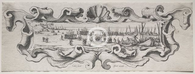 Le Débarquement des Troupes. Creator: Jacques Callot (French, 1592-1635).