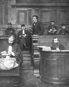 Le defaitisme et les grands proces; l'affaire villain en cour d'assises; l'assasin de..., 1919. Creator: Unknown