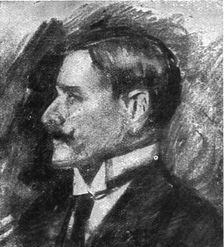 Le defaitisme et les grands proces; l'affaire Bolo: une attitude de Bolo, attentif au..., 1918. Creator: Lucien Jonas