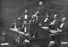 Le defaitisme et les grands proces; le proces Caillaux; M Caillaux en Haute-Cour..., 1920. Creator: Unknown