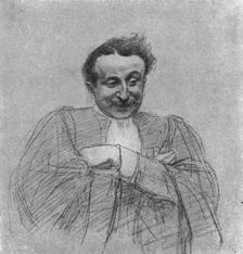 Le defaitisme et les grands proces; le proces Caillaux; Me de Moro-Giafferi, au cours de sa...,1920 Creator: E Friant