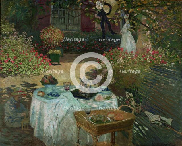 Le déjeuner, 1873. Artist: Monet, Claude (1840-1926)