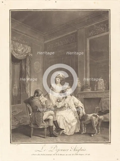 Le dejeuner anglais. Creator: Geraud Vidal.