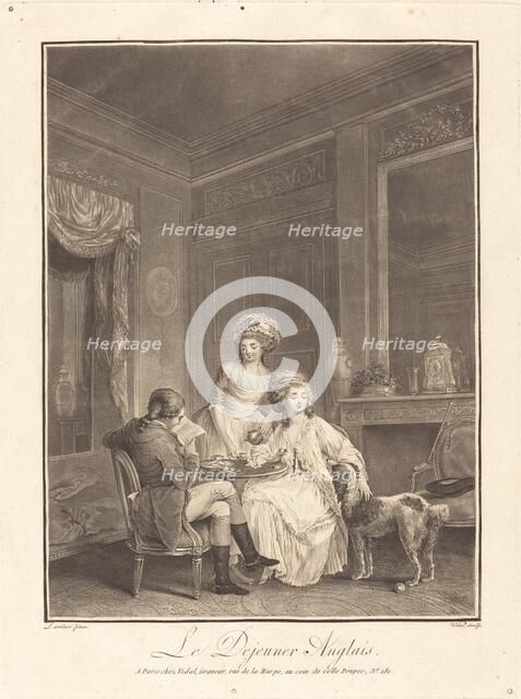 Le dejeuner anglais. Creator: Geraud Vidal.