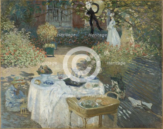 Le Déjeuner (Breakfast), ca 1873.