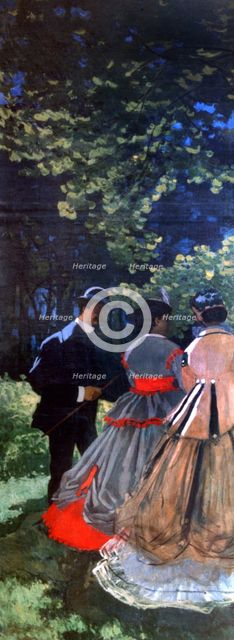 'Le Dejeuner sur l'Herbe', Left Panel, 1865. Artist: Claude Monet