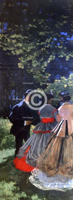 'Le Dejeuner sur l'Herbe', Left Panel, 1865. Artist: Claude Monet