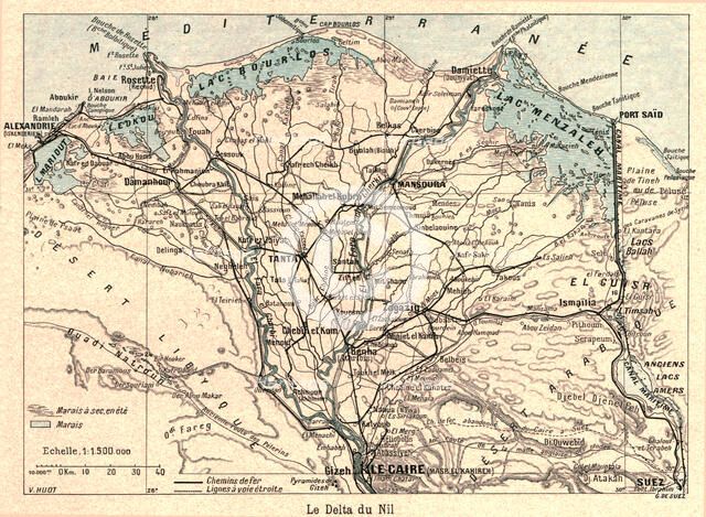 ''Le Delta du Nil; Le Nord-Est Africain', 1914. Creator: Unknown.