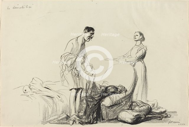 Le démobilisé, c. 1914/1919. Creator: Jean Louis Forain.