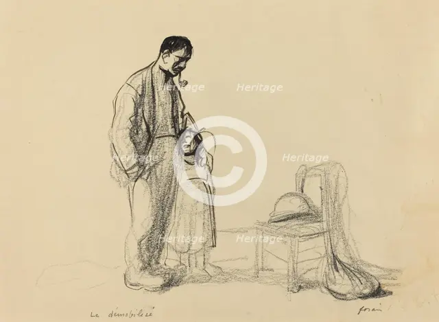Le démobilisé, c. 1914/1919. Creator: Jean Louis Forain.