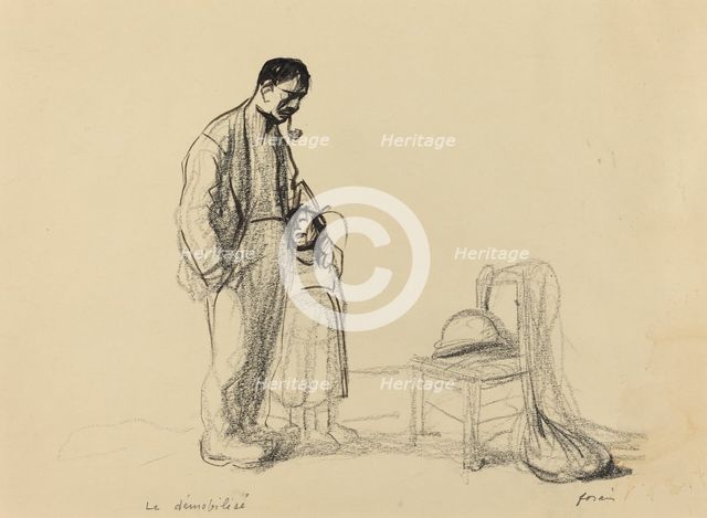 Le démobilisé, c. 1914/1919. Creator: Jean Louis Forain.