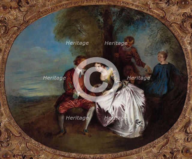 Le Dénicheur de moineaux. Creator: Jean-Baptiste Pater.