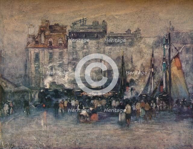 'Le Depart Du Train De Marine', c1907. Artist: Eugene Louis Gillot.