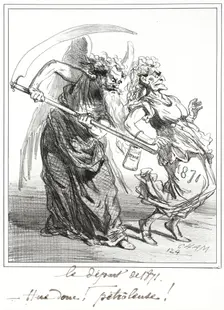 Le Départ de 1871. Creator: Cham