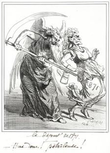 Le Départ de 1871. Creator: Cham