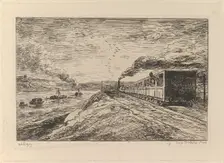 Le Départ (Le Retour), from Le Voyage en bateau, 1861. Creator: Charles Francois Daubigny
