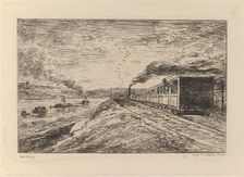 Le Départ (Le Retour), from Le Voyage en bateau, 1861. Creator: Charles Francois Daubigny