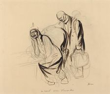 Le départ pour Versailles, c. 1919. Creator: Jean Louis Forain
